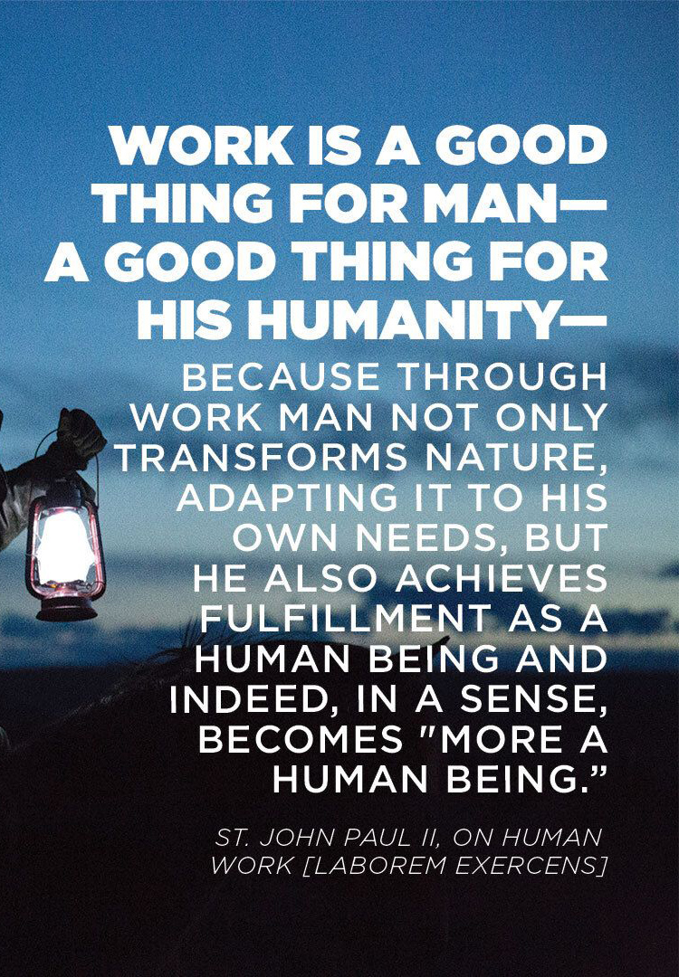 MAKNA KERJA DALAM AJARAN SOSIAL GEREJA